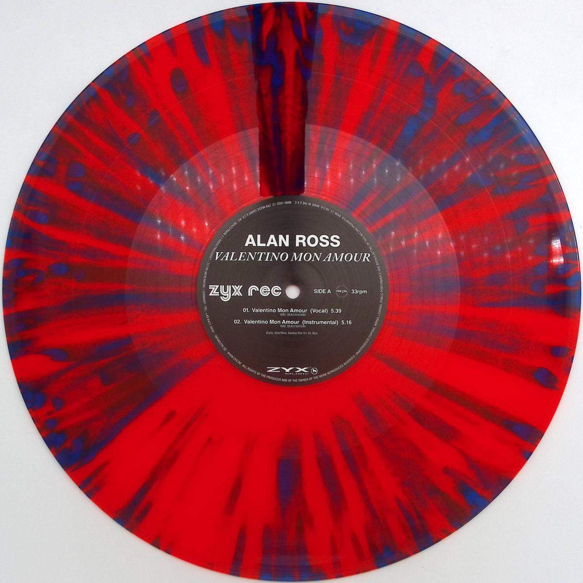 Alan Ross — VALENTINO MON AMOUR 12" vinyl cover