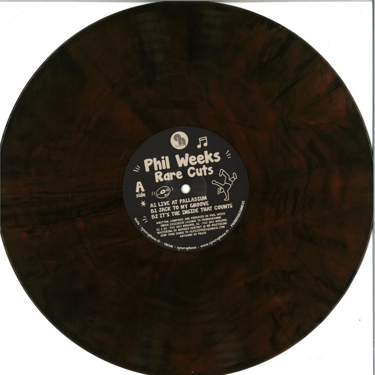 Phil Weeks — Rare Cuts (Live at Palladium) vinyl cover