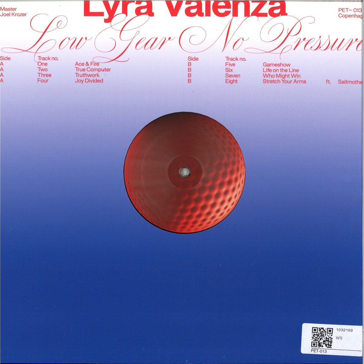 Lyra Valenza — Low Gear No Pressure vinyl cover