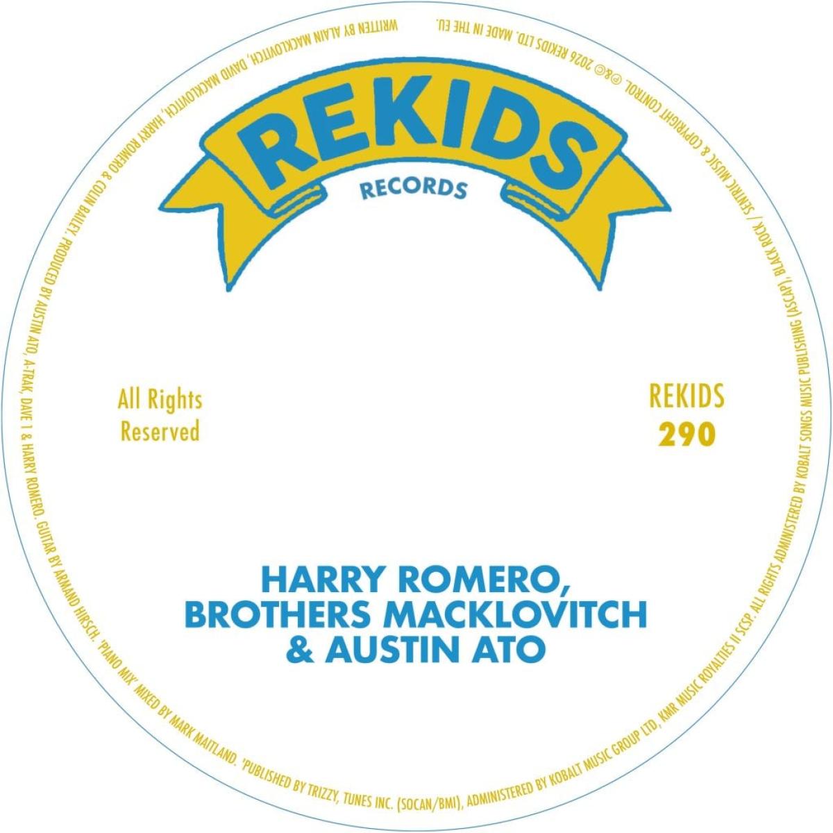 Harry Romero, Brothers Macklovitch, Austin Ato — The Corner vinyl cover