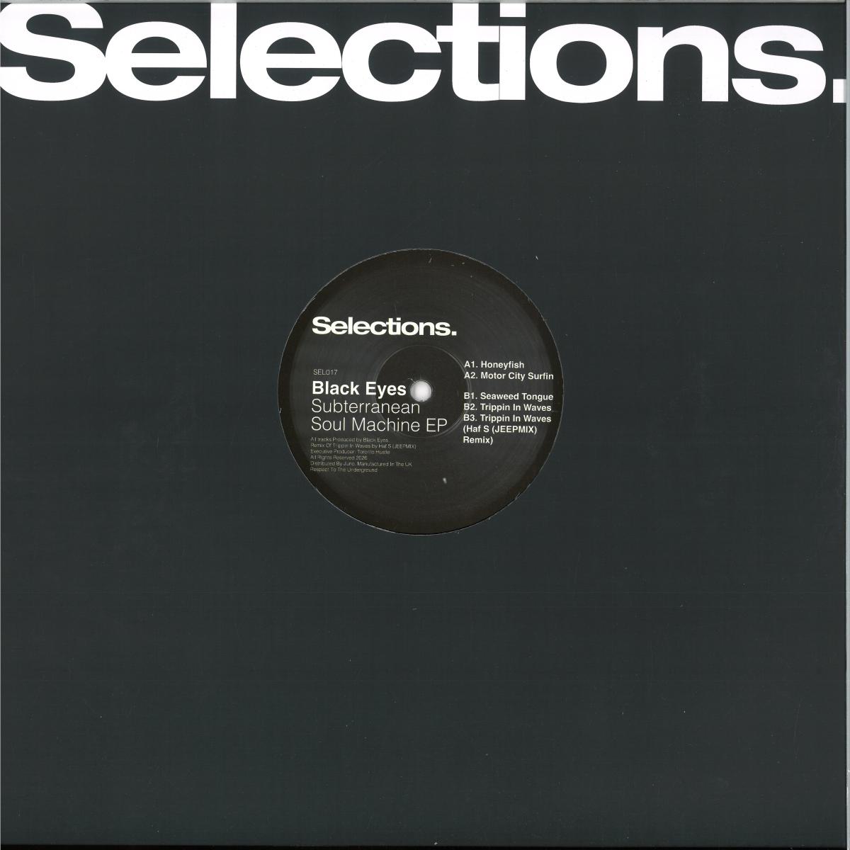 Black Eyes — Subterranean Soul Machine EP vinyl cover