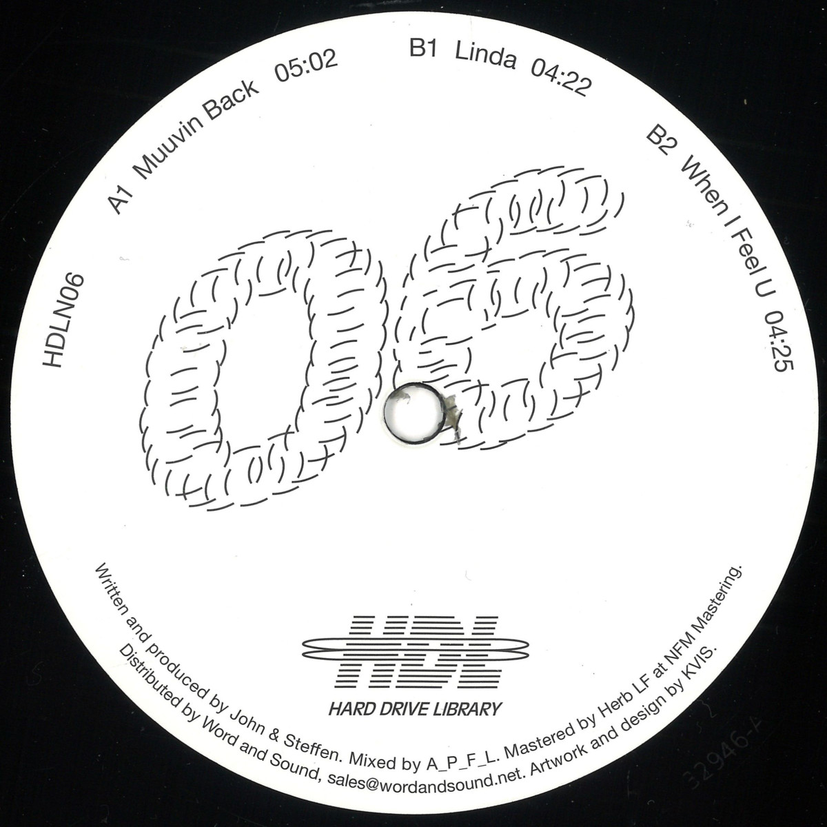 Hard Drive Library — HDL N°06 vinyl cover
