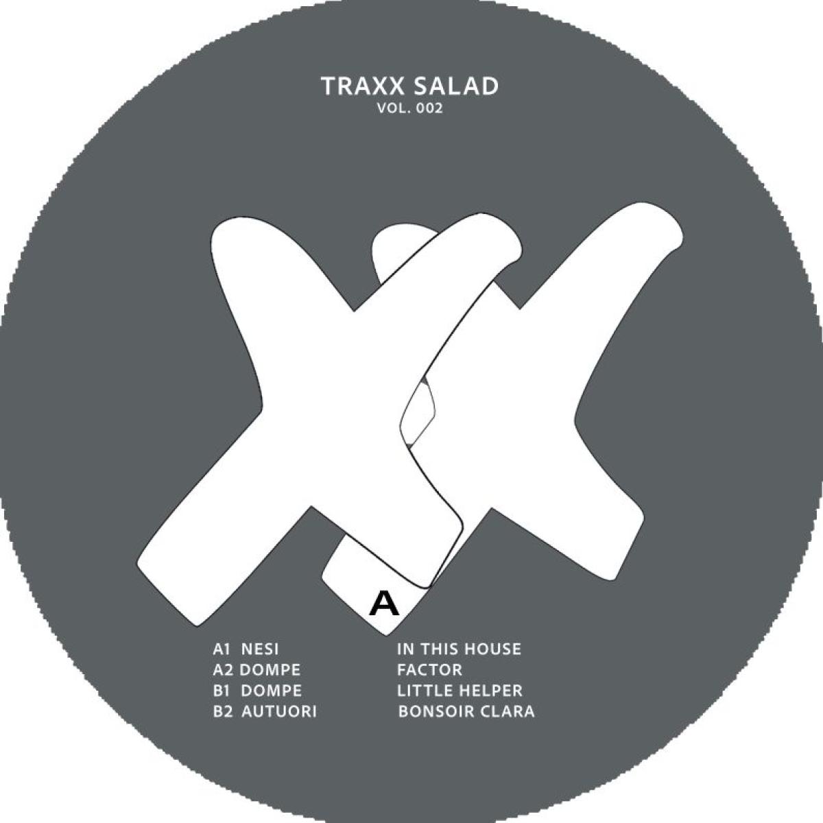 Various — Traxx Salad Vol. 2 vinyl cover