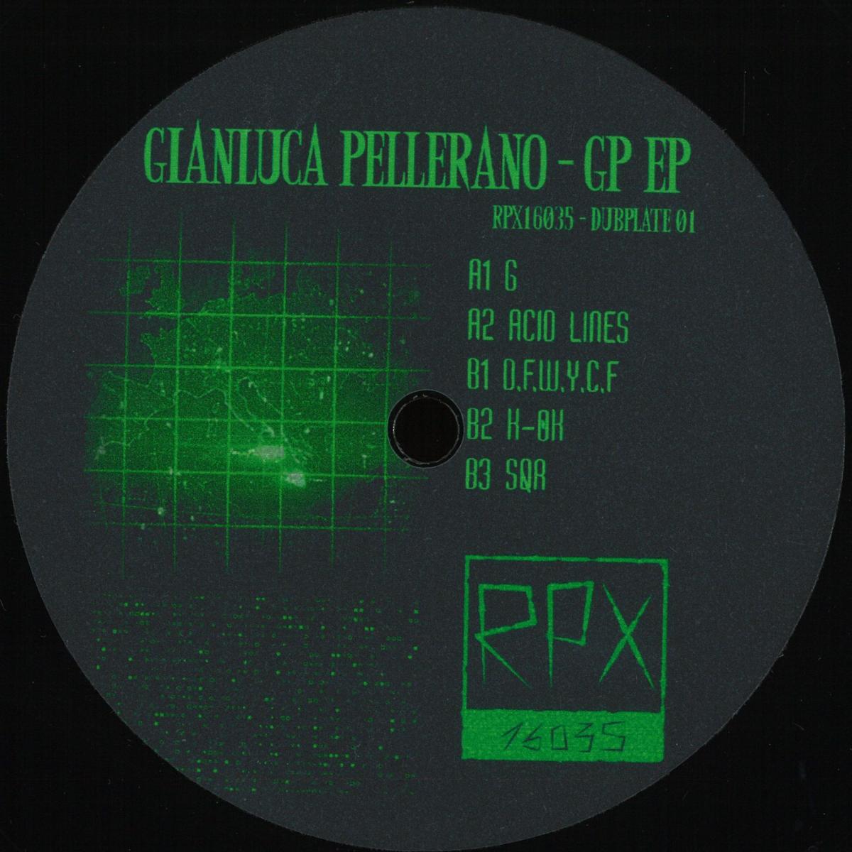 Gianluca Pellerano — GP EP vinyl cover