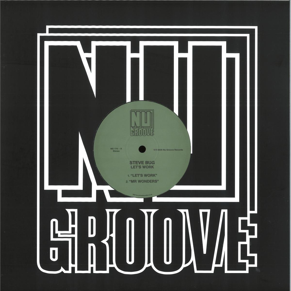 Steve Bug — Let’s Work vinyl cover