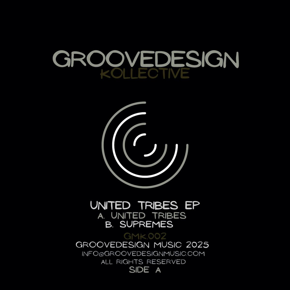 Groovedesign Kollective — United Tribes EP vinyl cover