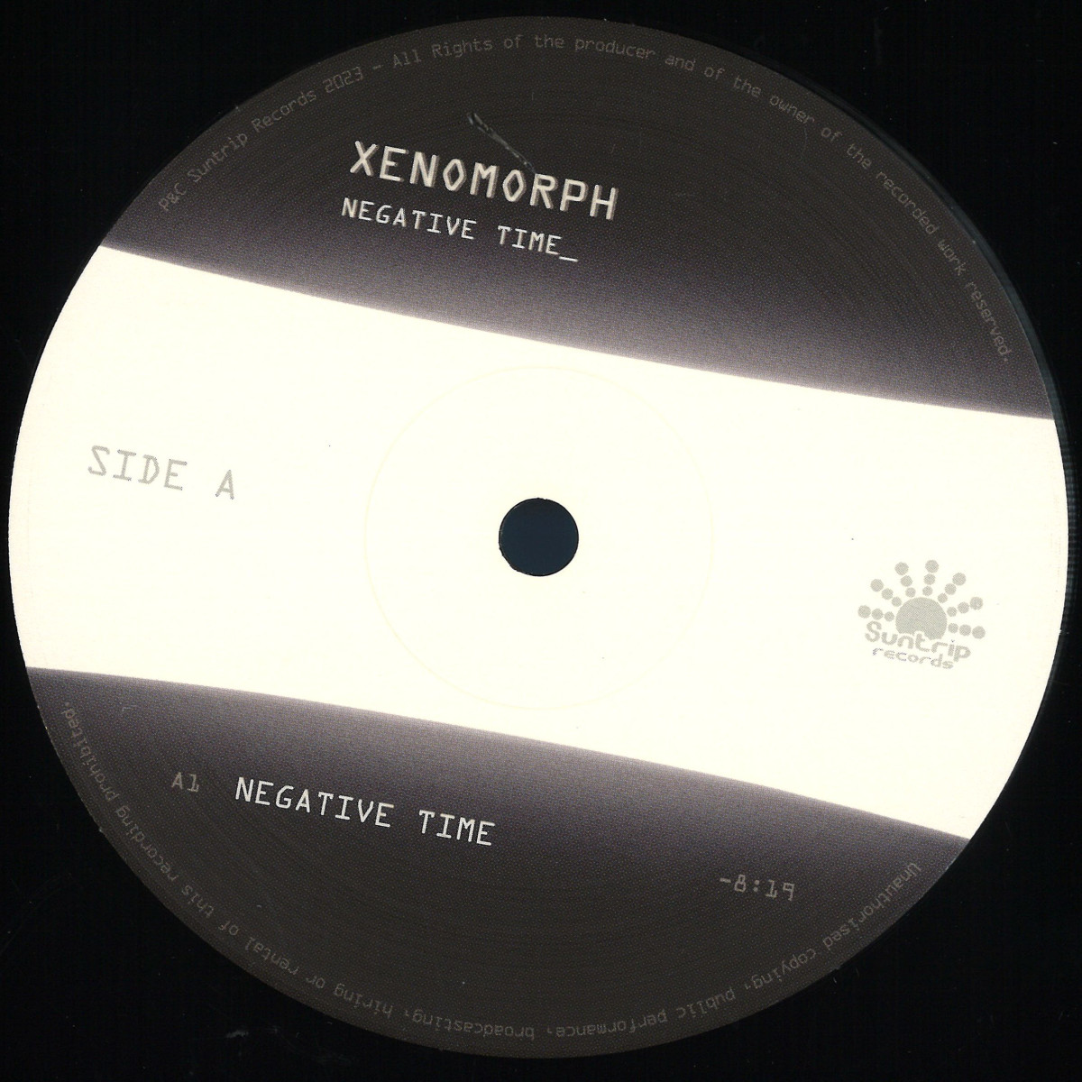 Xenomorph — Negative Time EP vinyl cover
