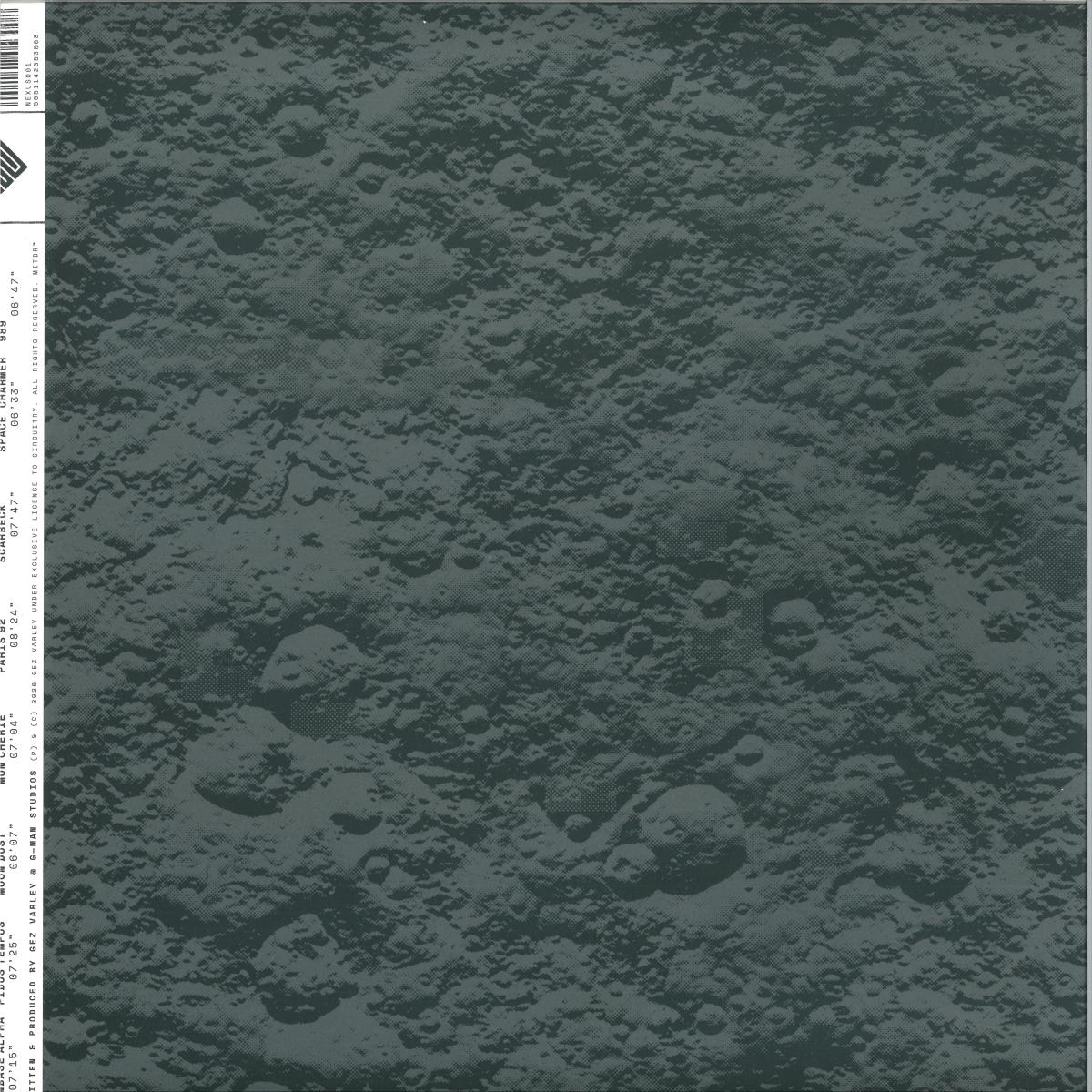 G-Man — MOONBASE ALPHA (LP 2x12") vinyl cover
