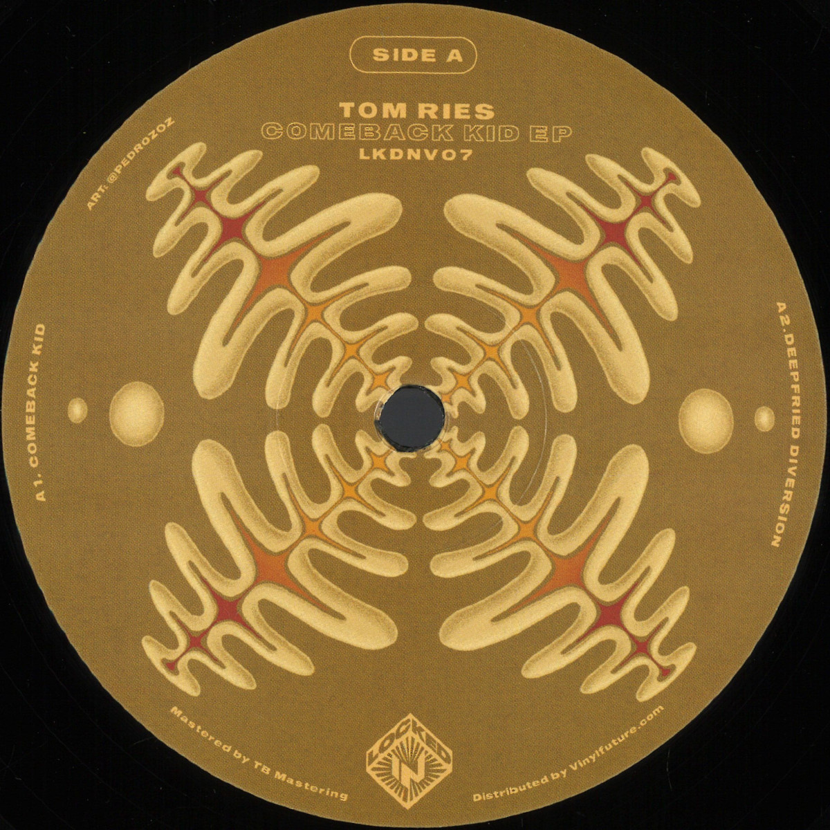Tom Ries — Comeback Kid EP vinyl cover