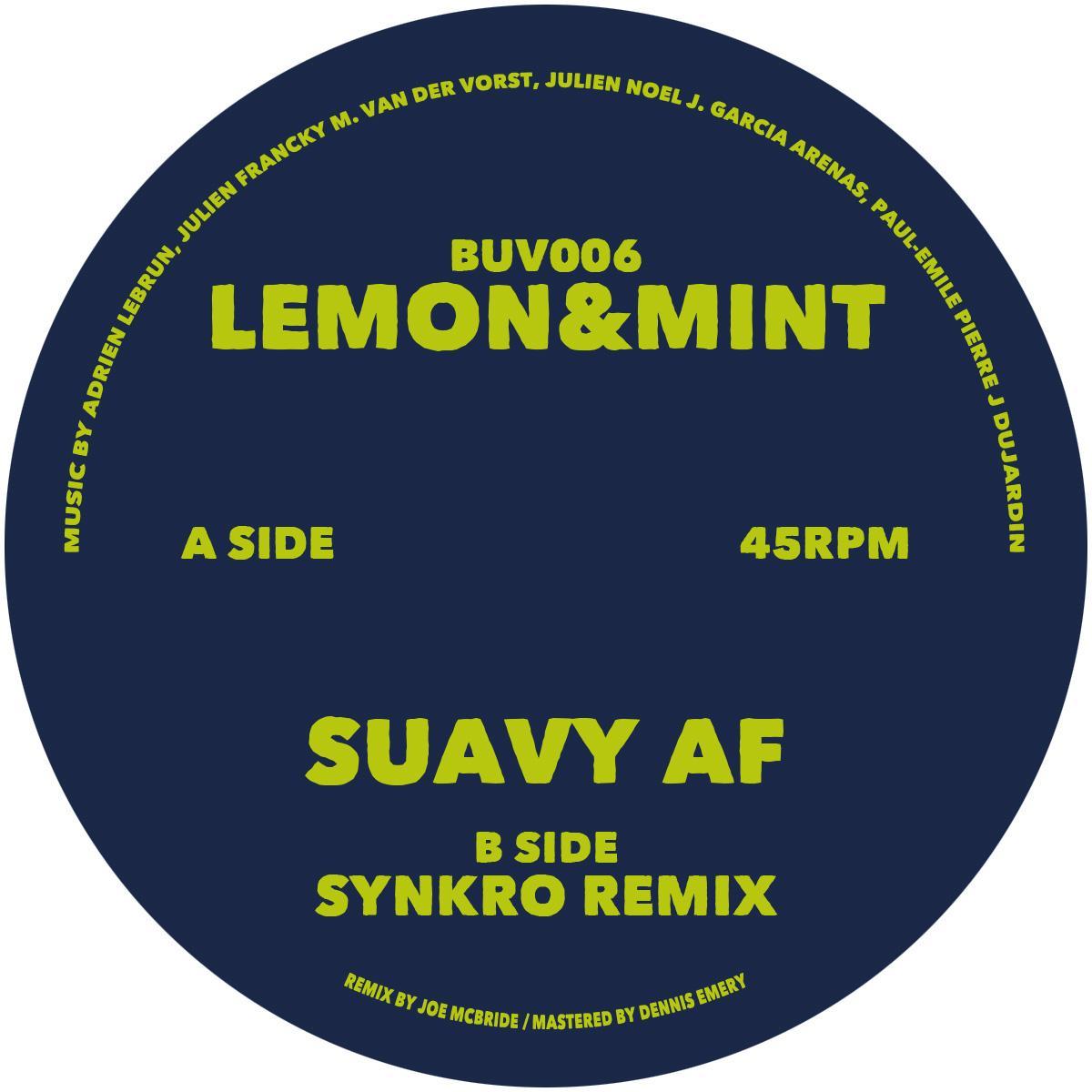 Lemon, Mint — Suavy AF vinyl cover