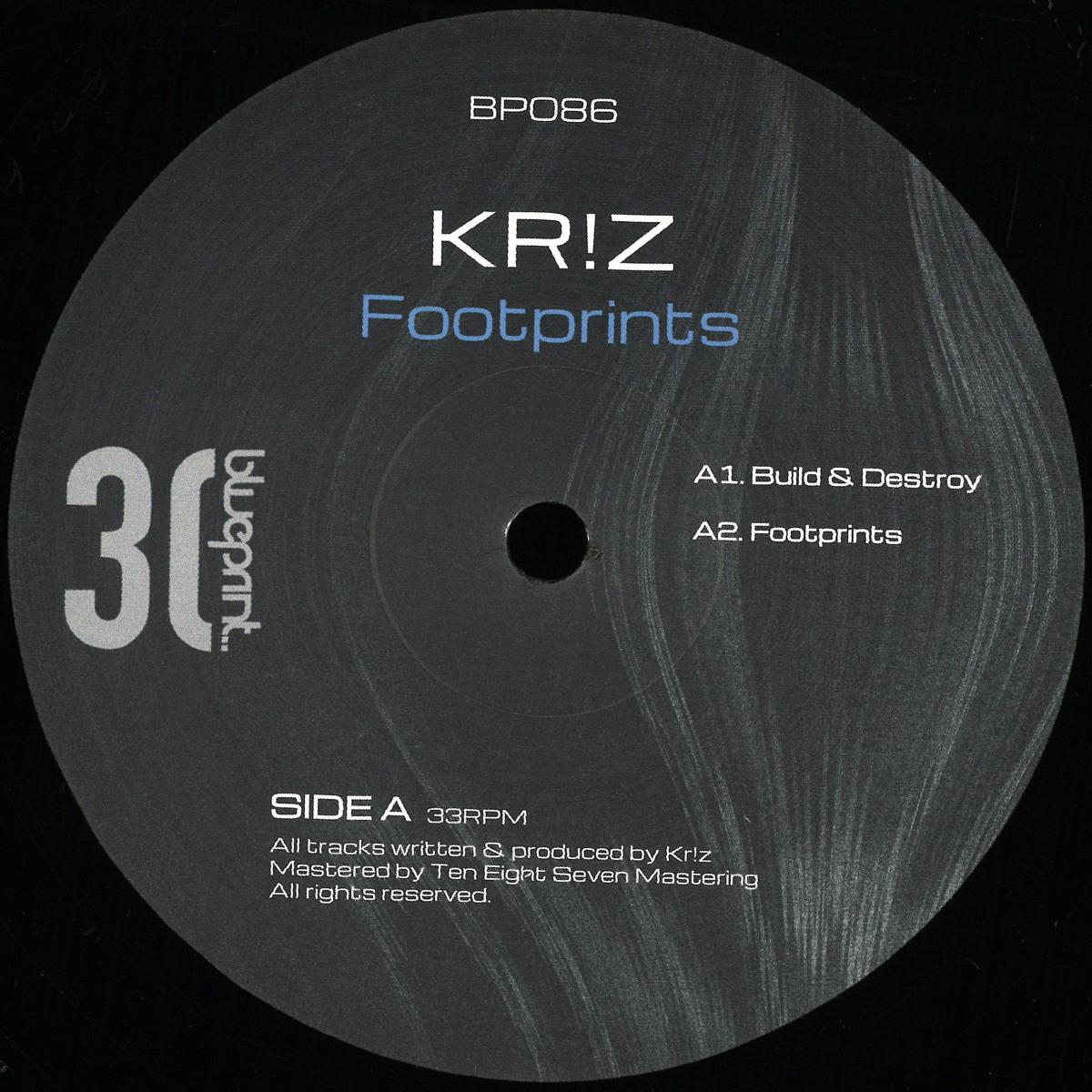 Kr!Z — FOOTPRINTS vinyl cover