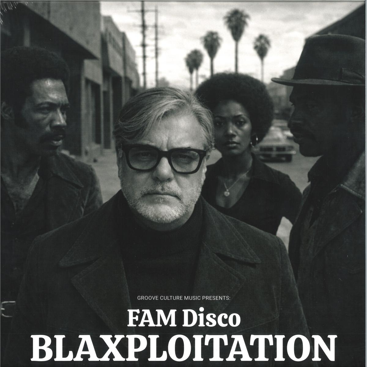 FAM Disco — Blaxploitation LP 2x12" vinyl cover