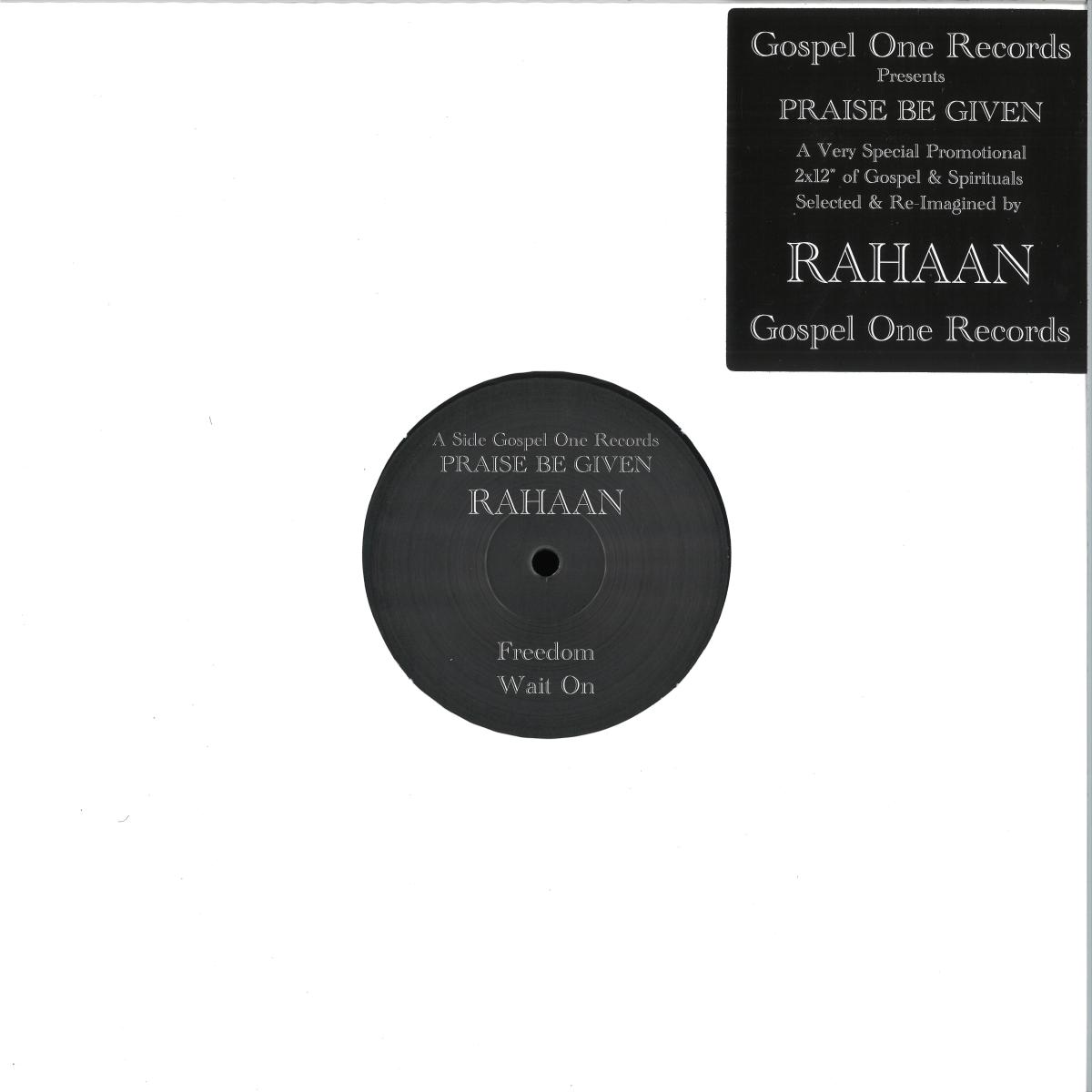 Rahaan — Praise Be Given vinyl cover
