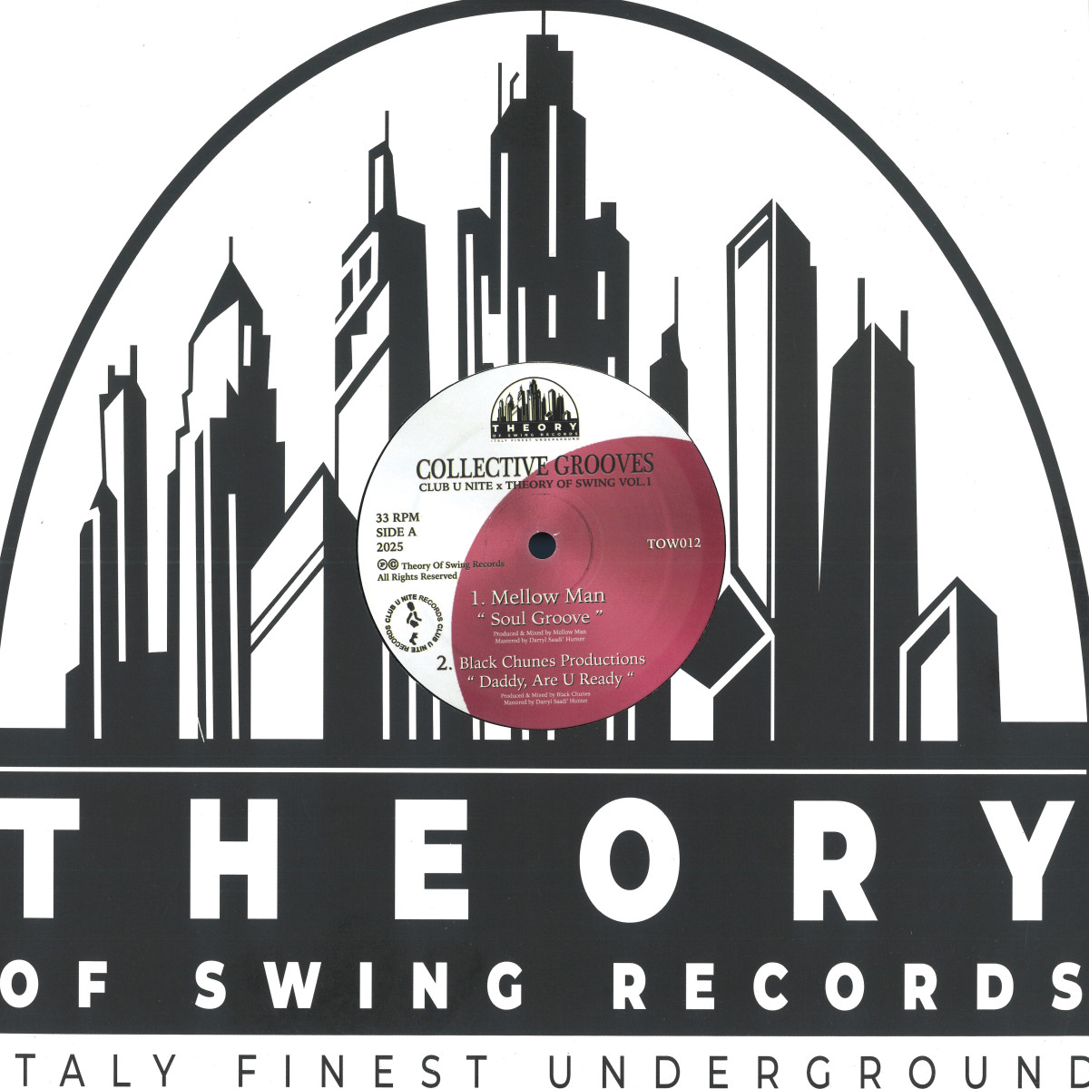 Mellow Man, Black Chunes Productions, St. David, Wildbox — Collective Grooves Vol. 1 vinyl cover