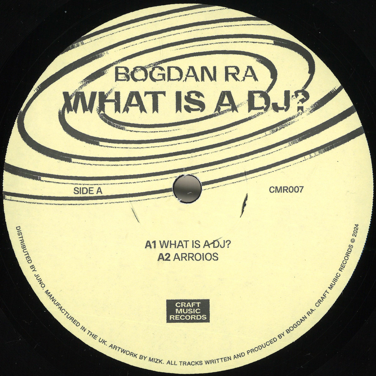 Bogdan RA — What Is a DJ? vinyl cover