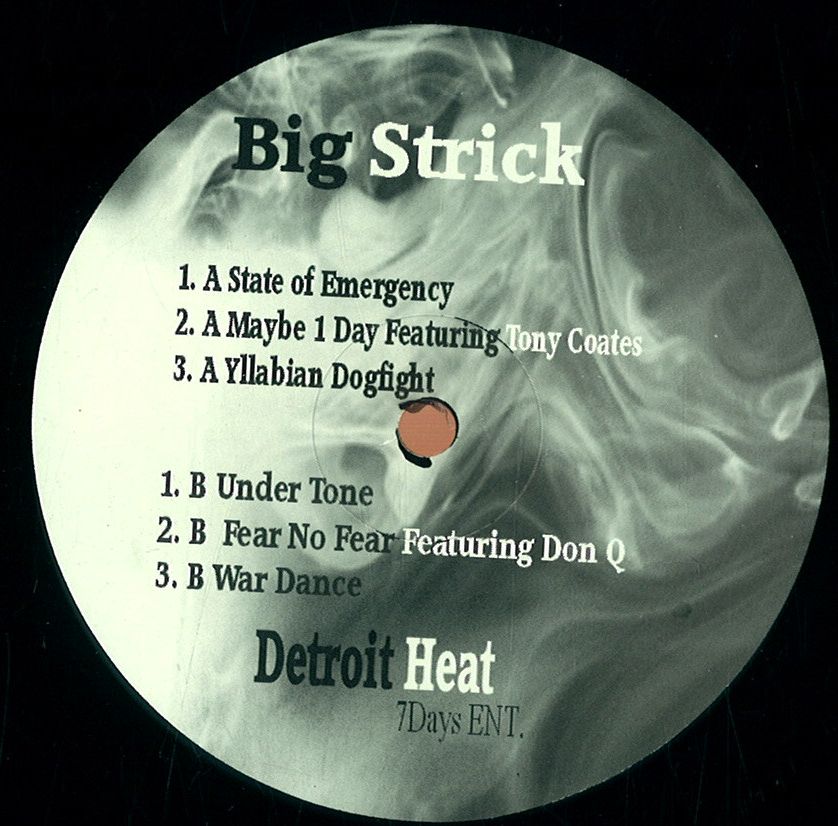 Big Strick — Detroit Heat EP vinyl cover