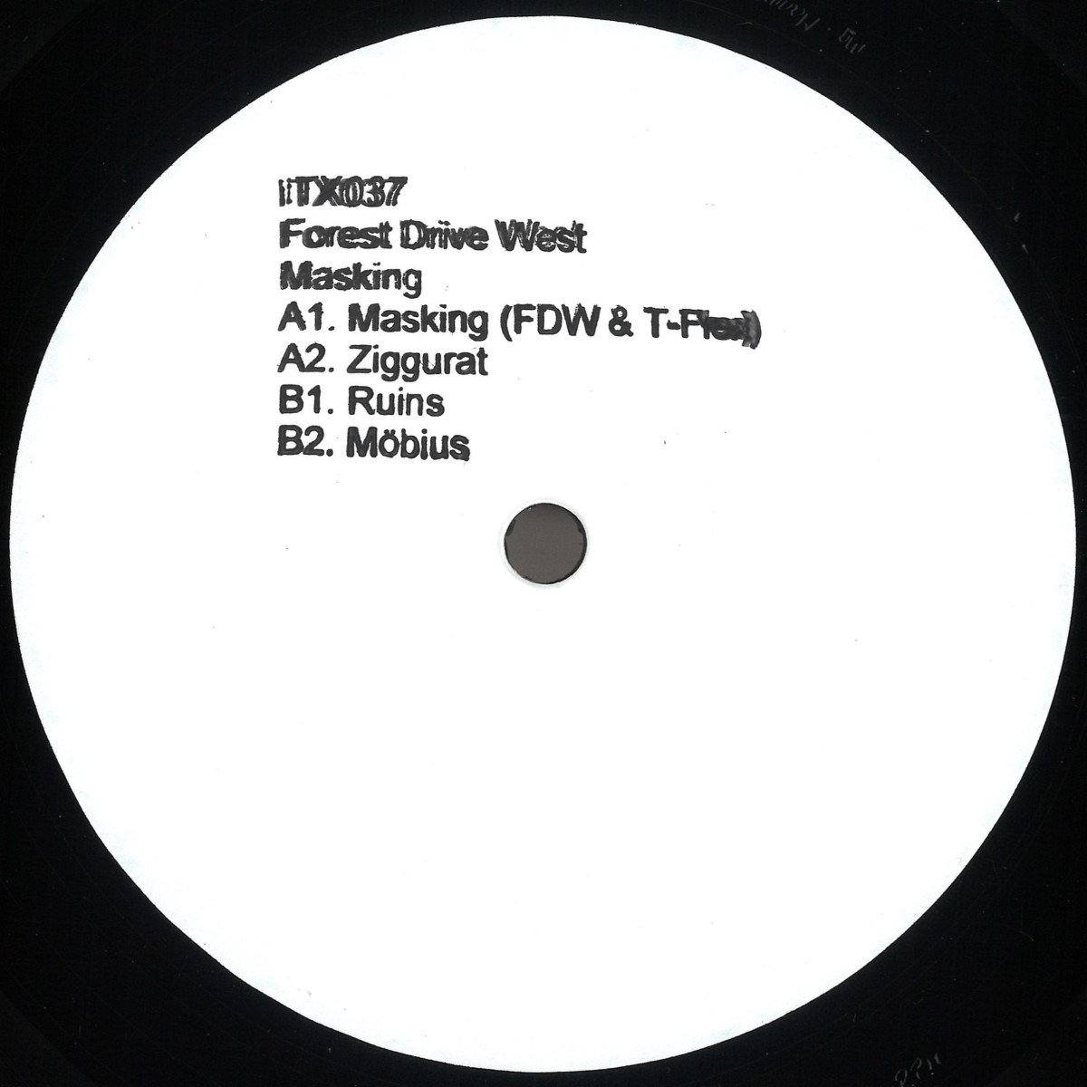 Forest Drive West — Masking vinyl cover