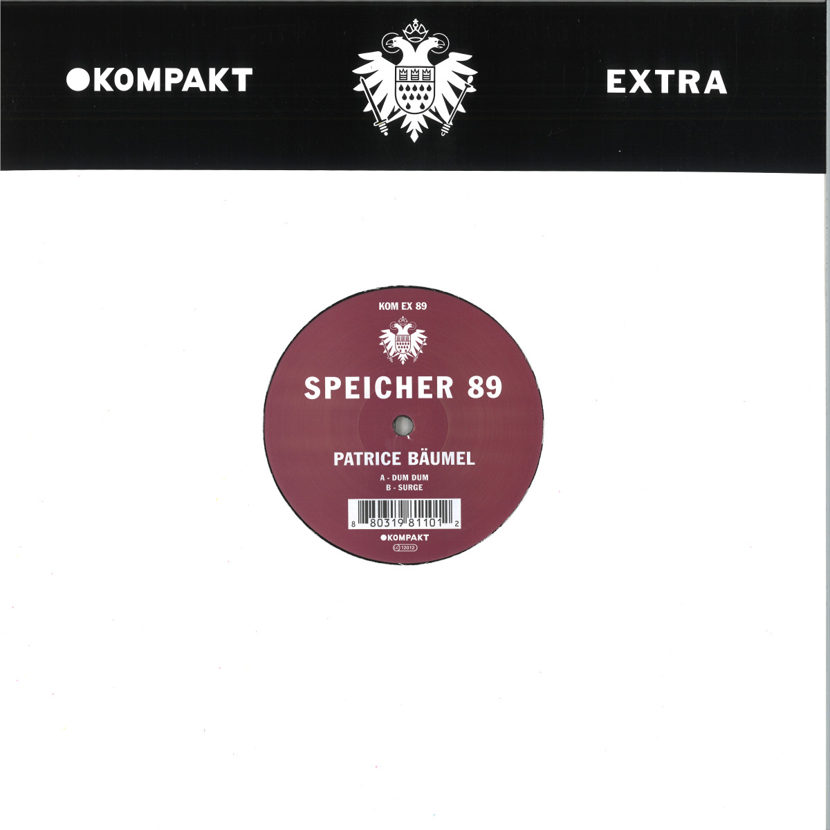 Patrice Bäumel — Speicher 89 vinyl cover