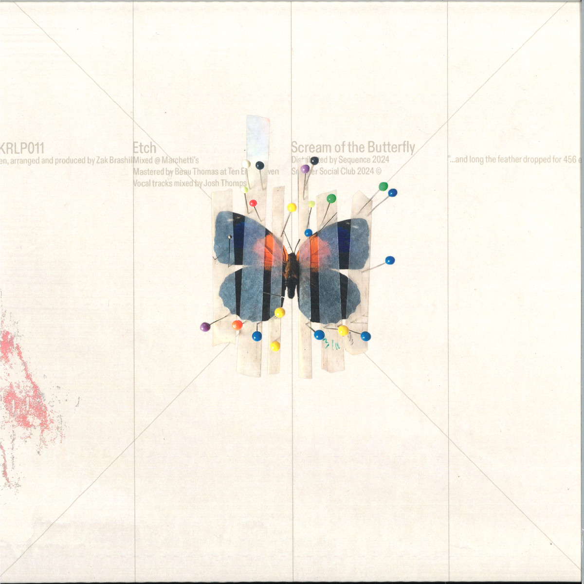 Etch — Scream of the Butterfly LP 2x12" vinyl cover