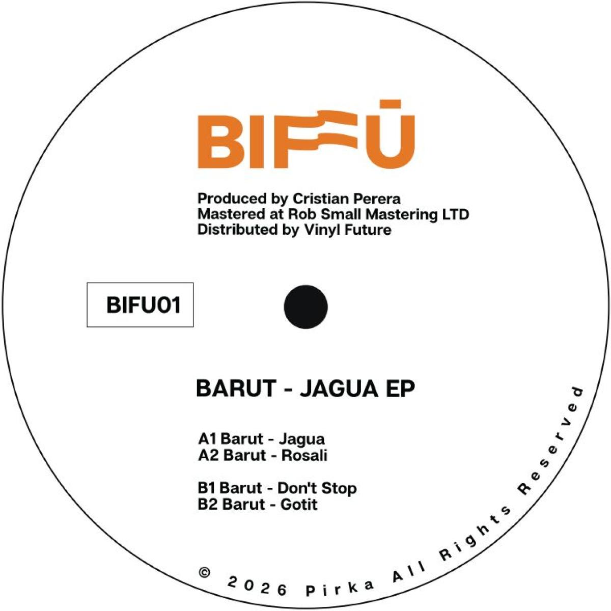 Barut — Jagua EP vinyl cover