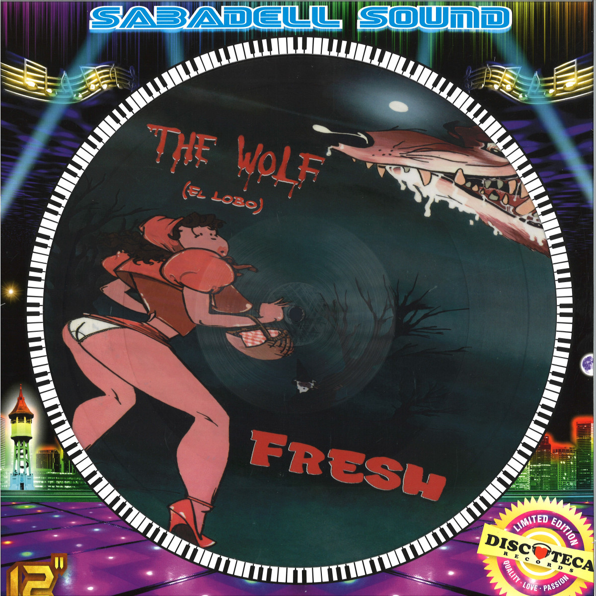 Fresh, Kristian Conde — The Wolf / Dolce Vita vinyl cover