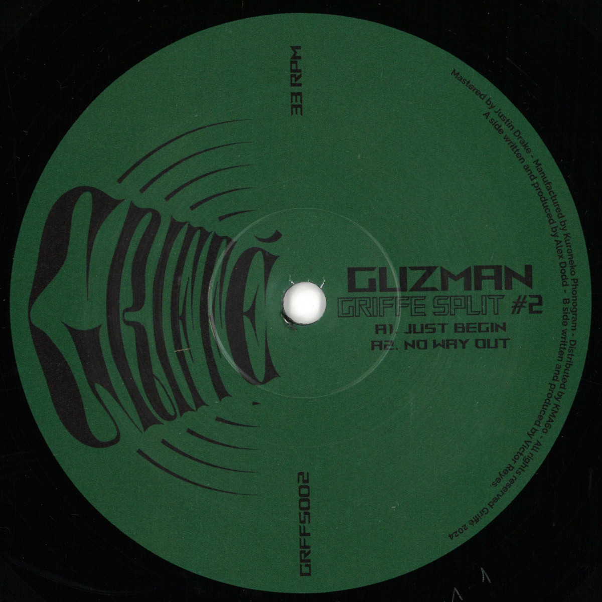 Guzman, Victor Reyes — Griffé Split #2 vinyl cover