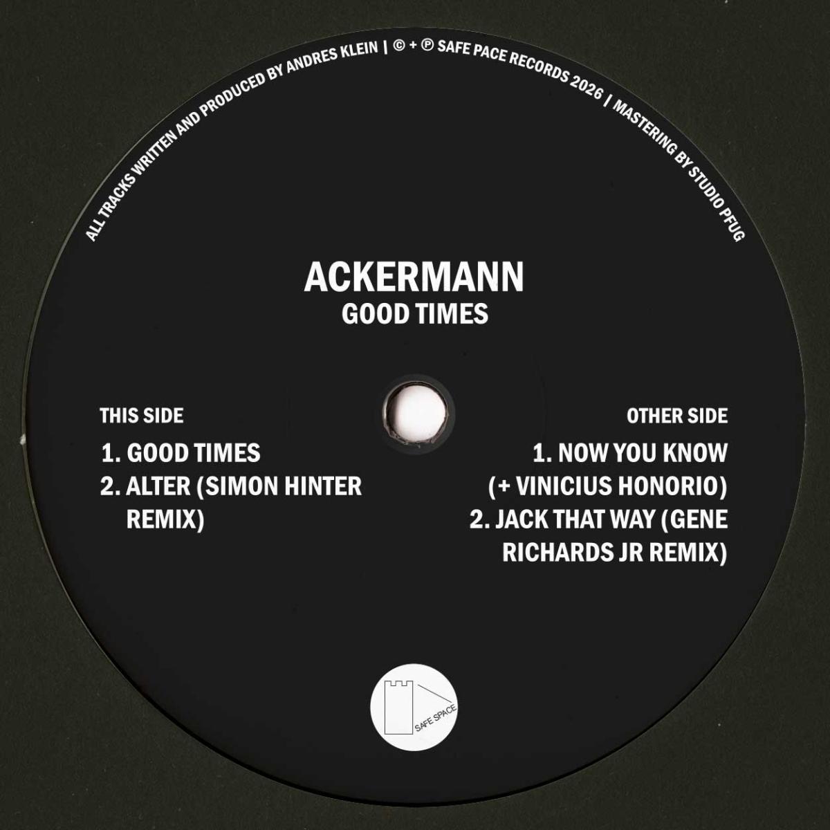 Ackermann, Simon Hinter, Gene Richards Jr — Good Times LP vinyl cover