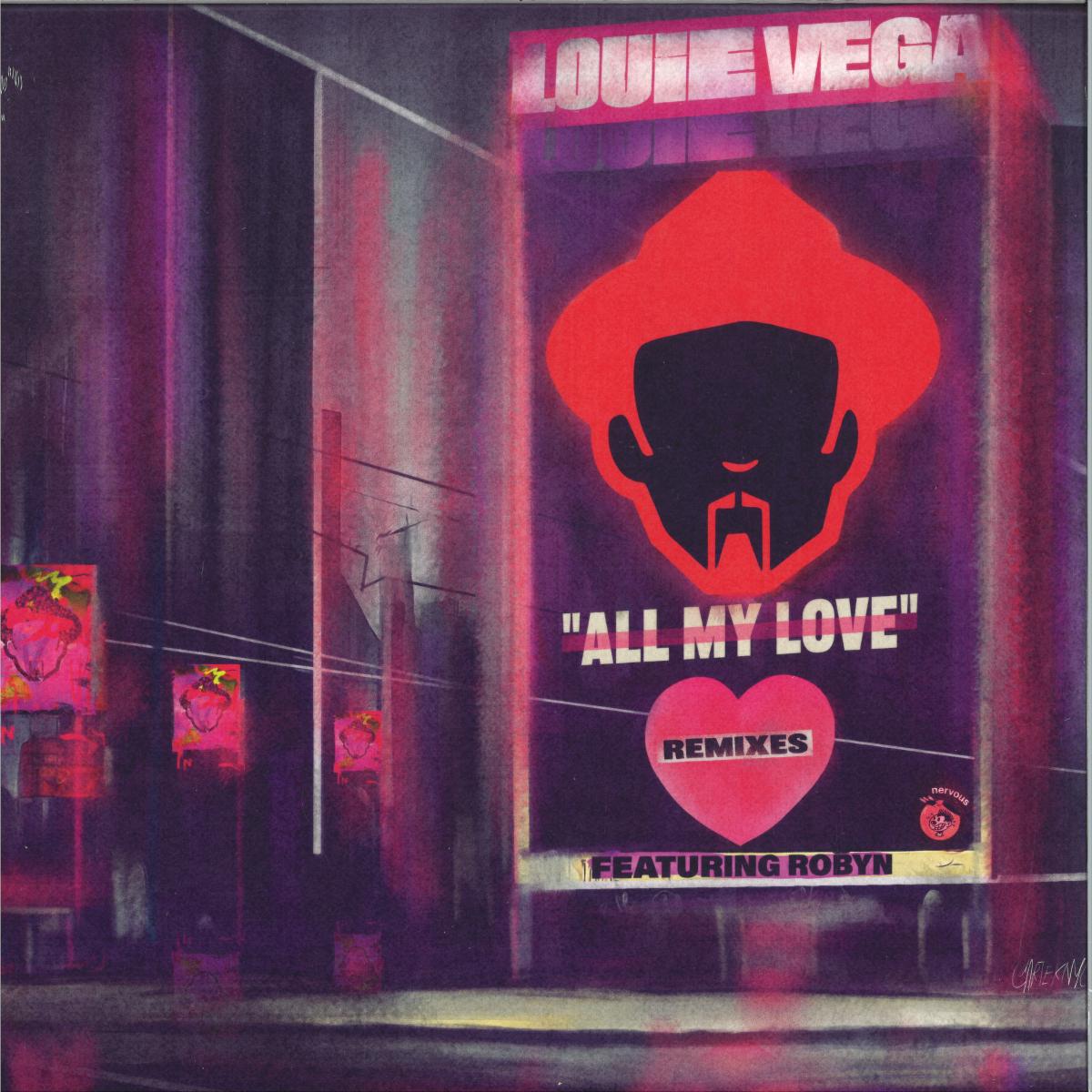 Louie Vega — All My Love feat. Robyn (Remixes) vinyl cover