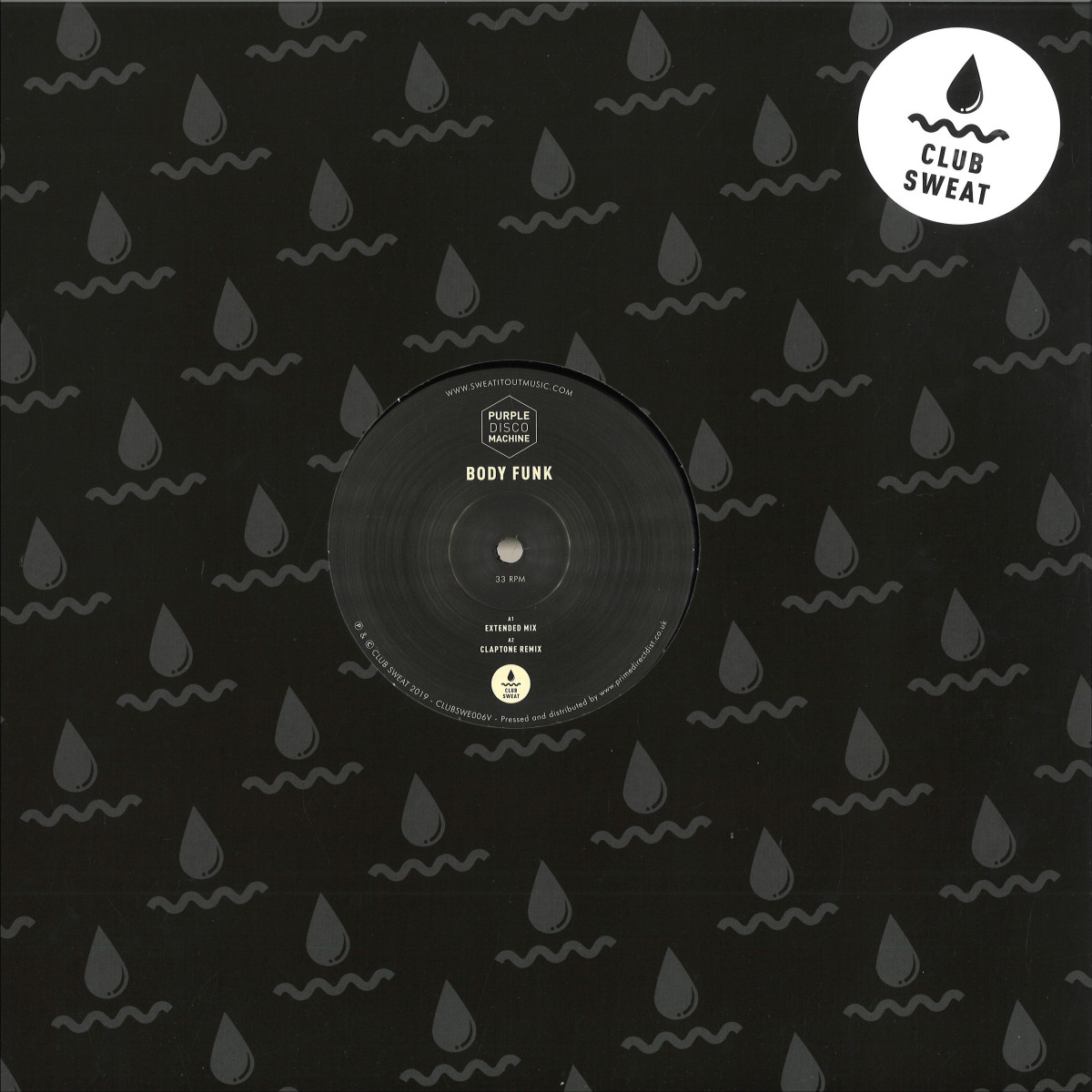 Purple Disco Machine — Body Funk EP vinyl cover