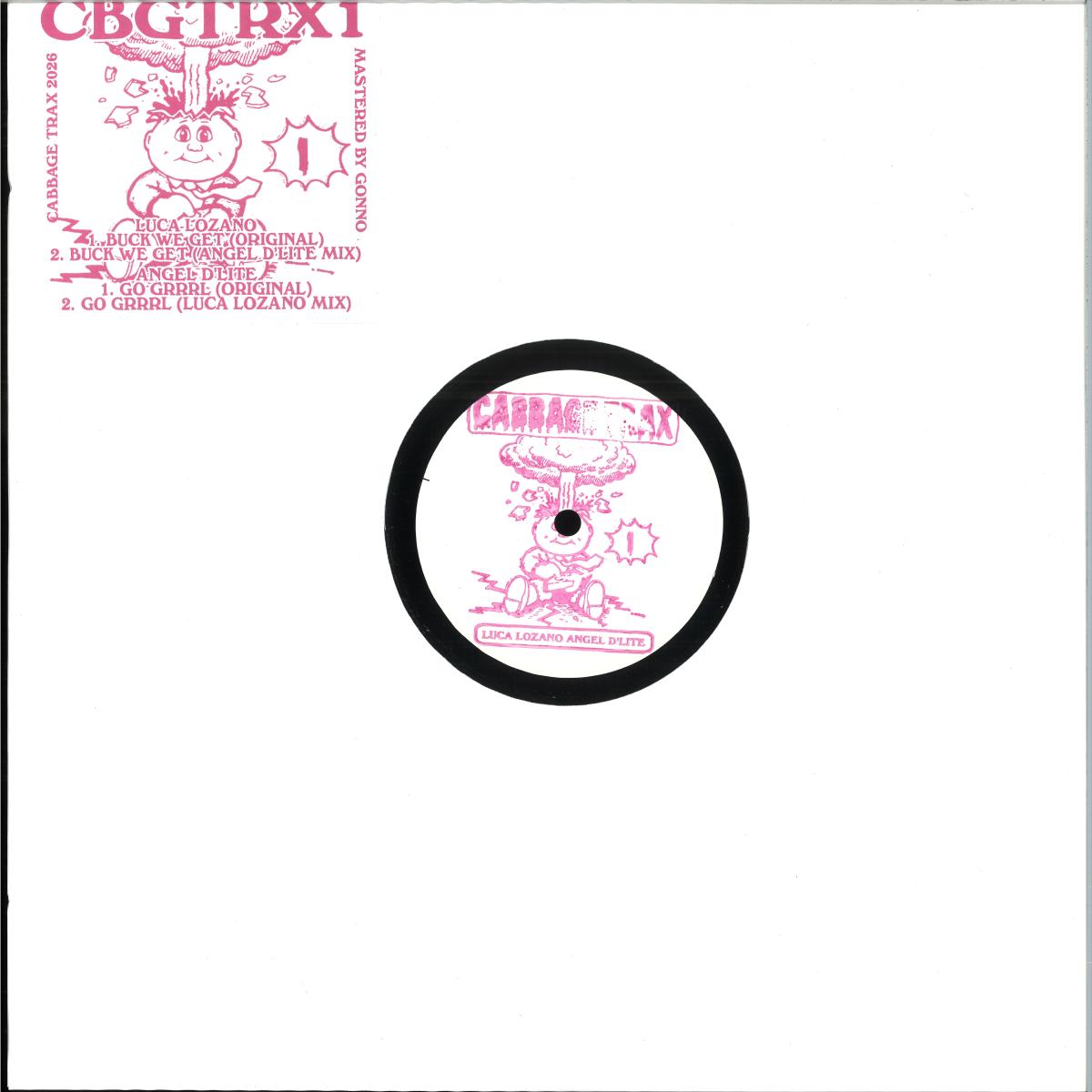 Luca Lozano, Angel D'lite — CABBAGE TRAX 1 vinyl cover