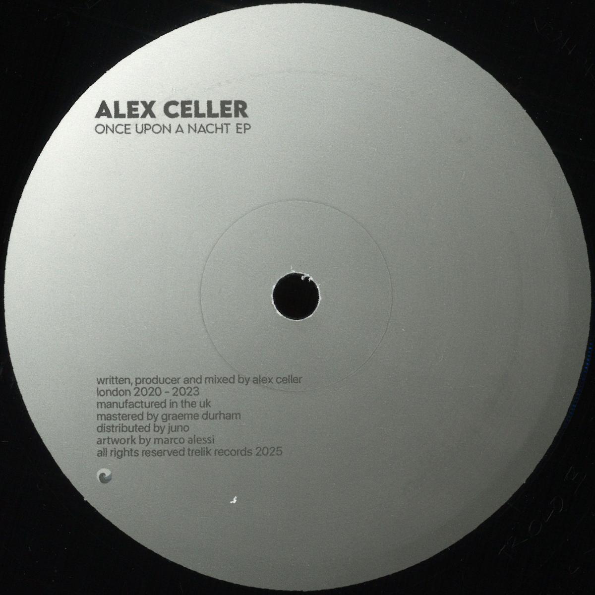 Alex Celler — Once Upon A Nacht EP vinyl cover