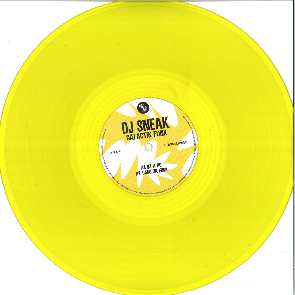 DJ Sneak — Galactic Funk EP vinyl cover