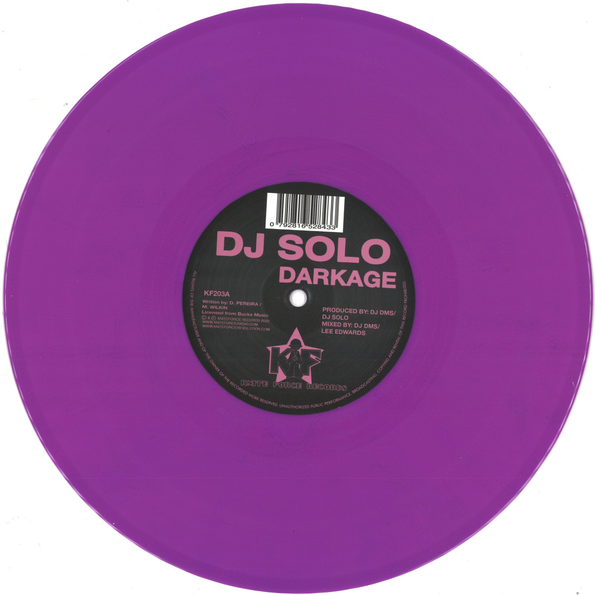 Dj Solo — Darkage / Axis vinyl cover