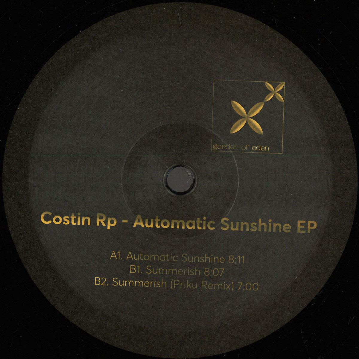 Costin Rp — Automatic Sunshine EP vinyl cover