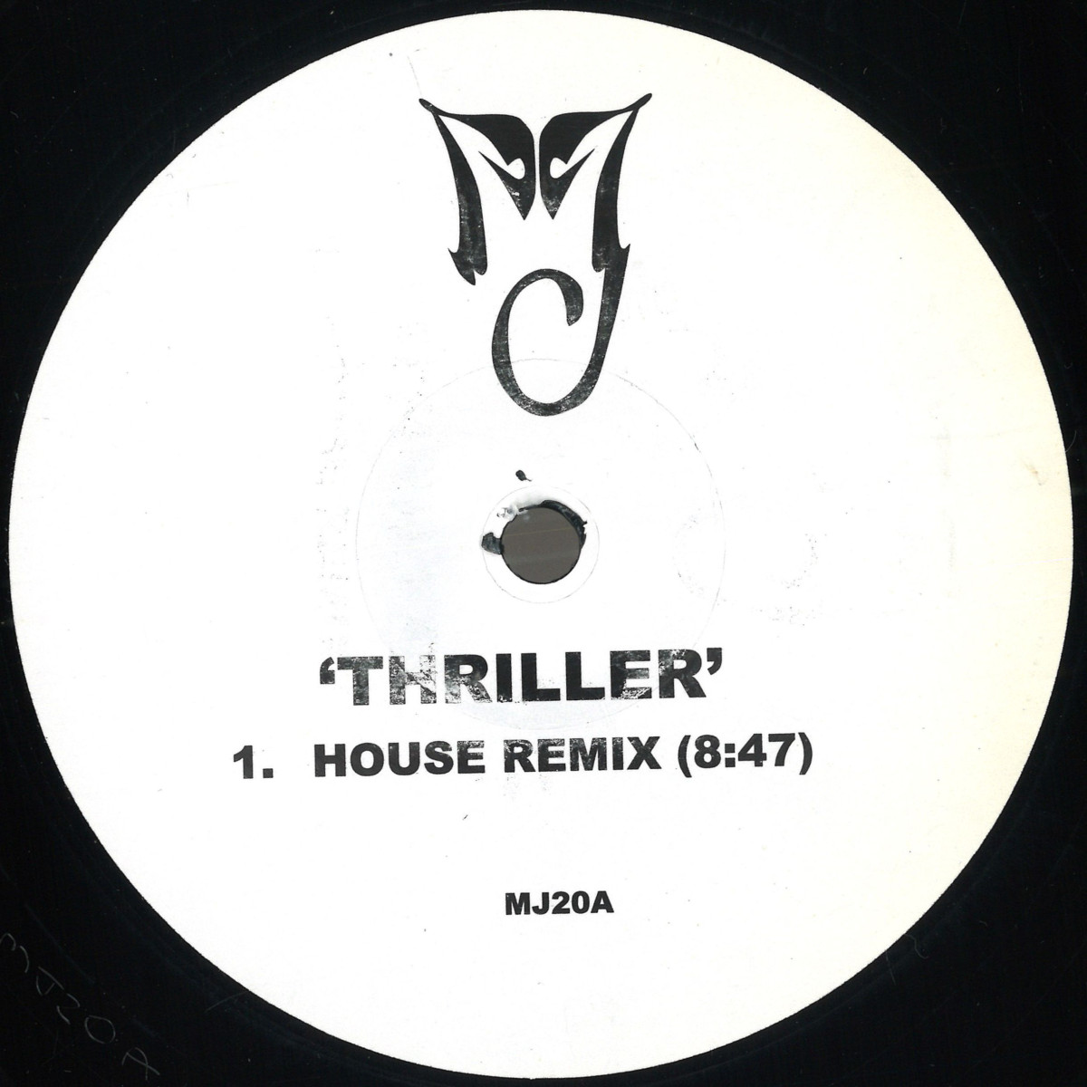Mj — Thriller / P.Y.T (House Mixes) vinyl cover