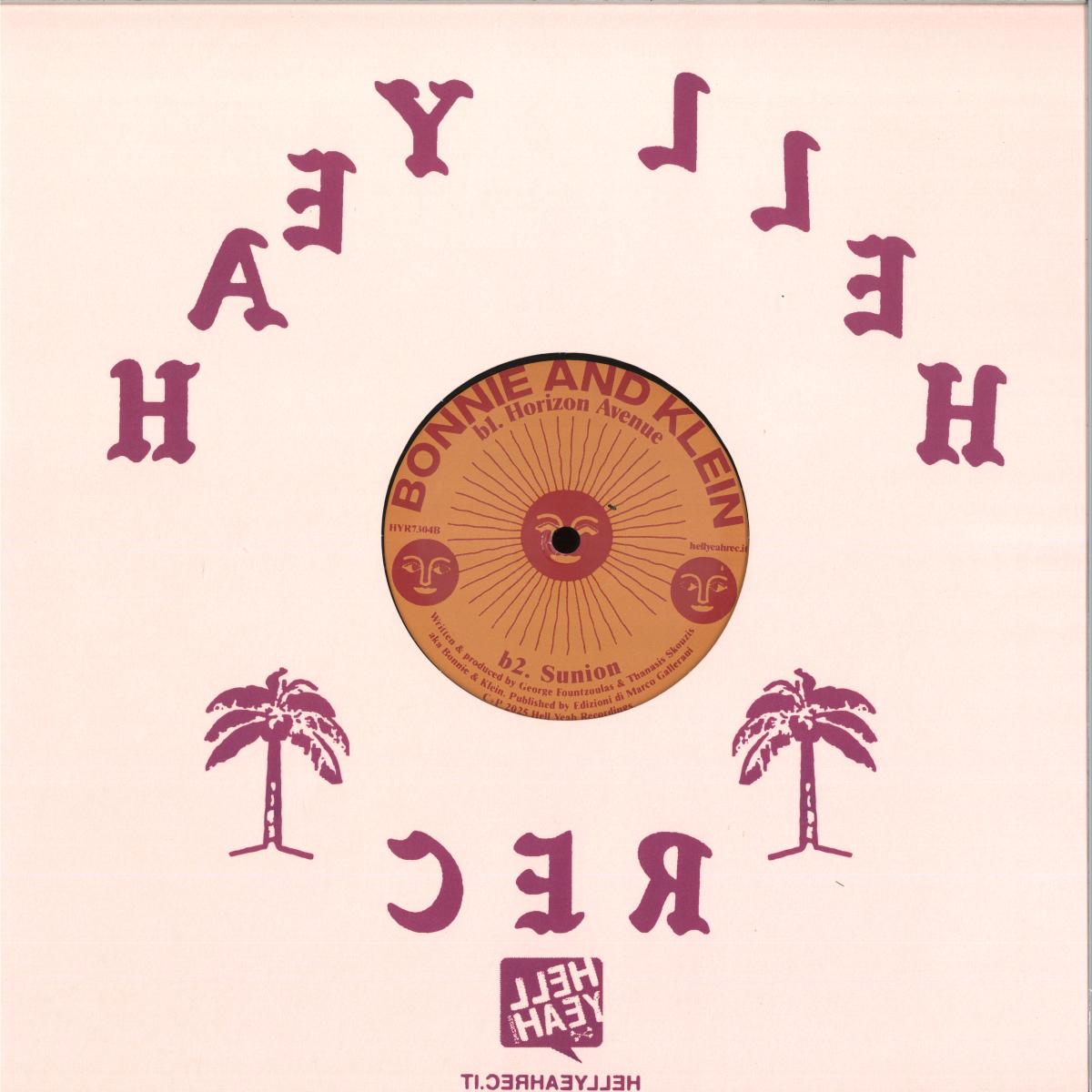 Bonnie, Klein — Glam Pulse EP vinyl cover