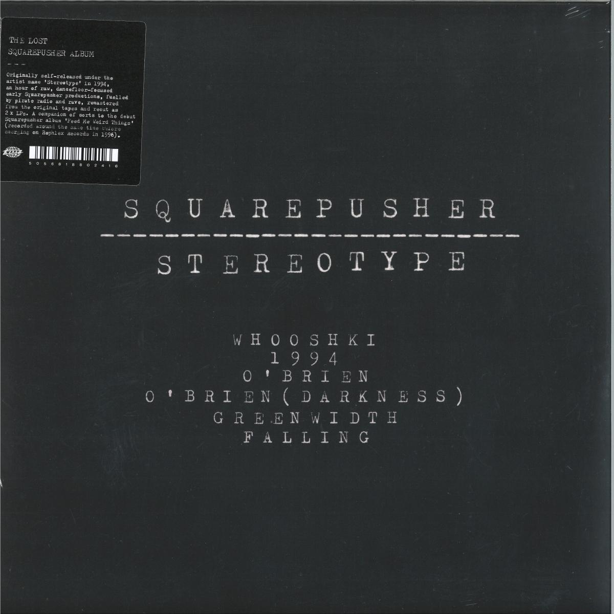Squarepusher — Stereotype LP 2x12" vinyl cover