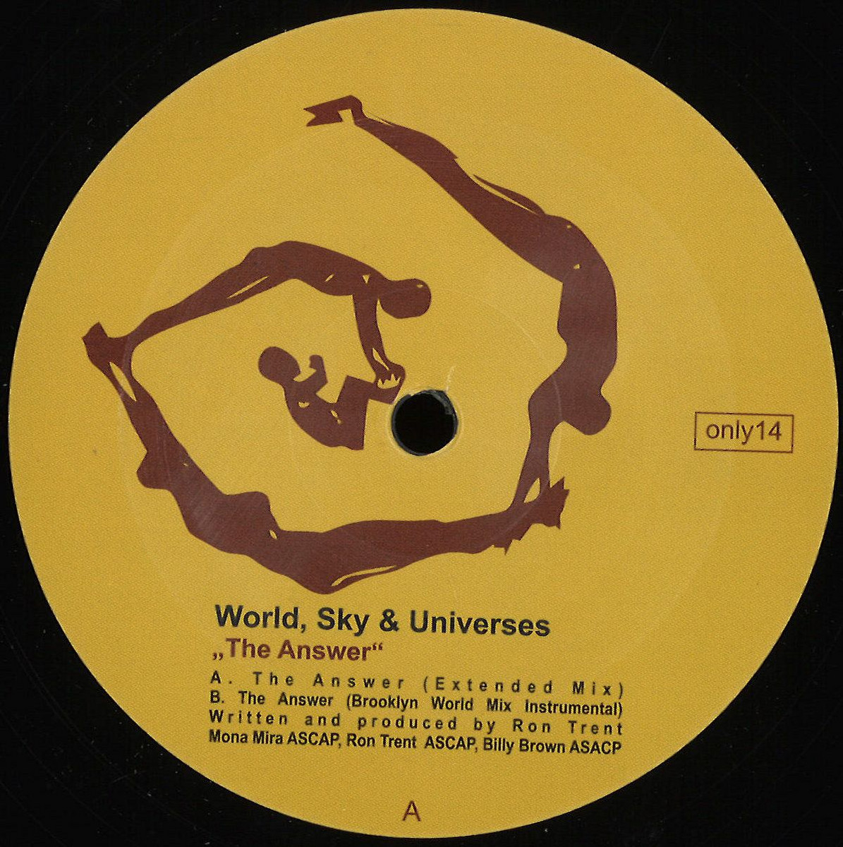 World, Sky, Universes, Ron Trent — The Answer vinyl cover
