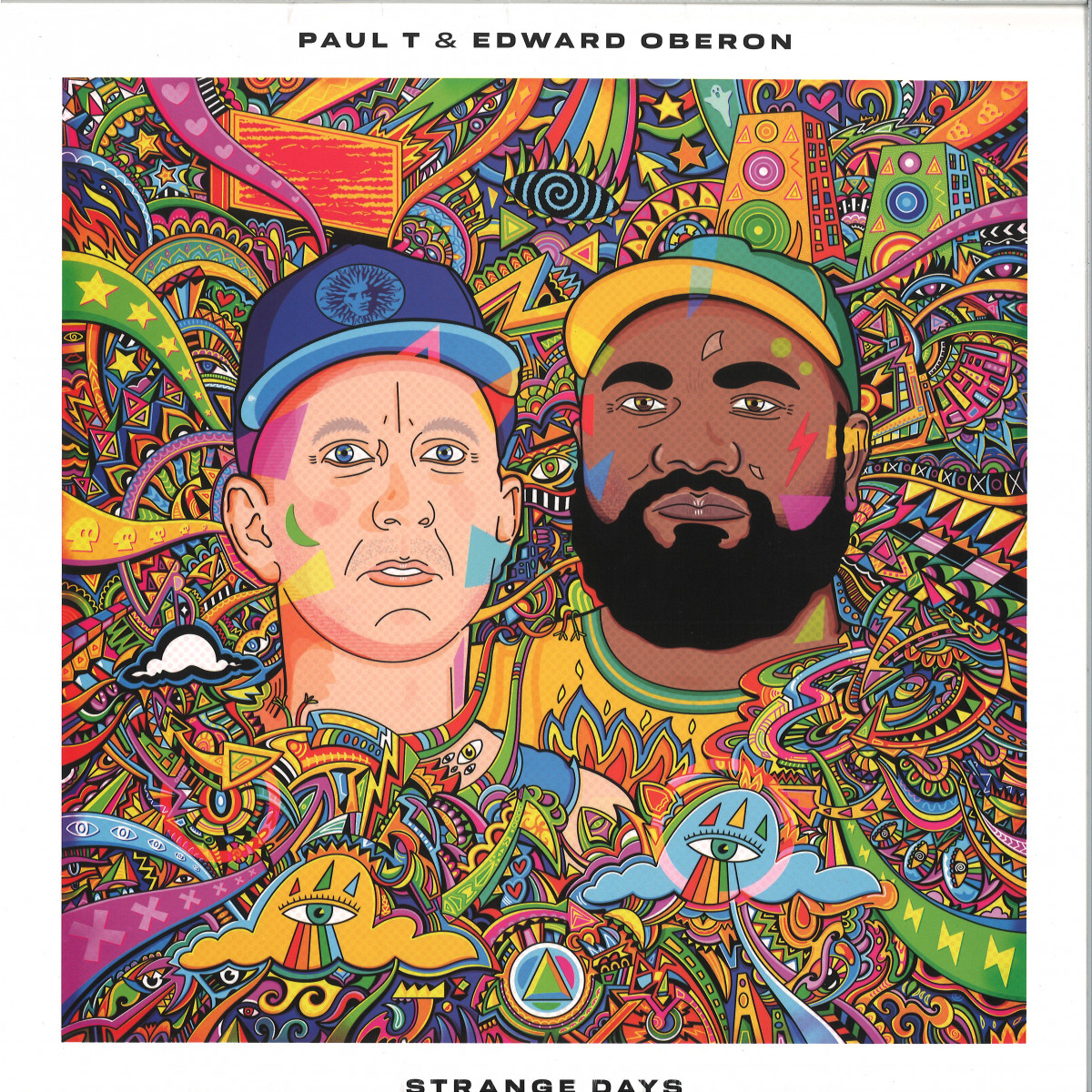 Paul T, Edward Oberon — Strange Days 2x12" vinyl cover