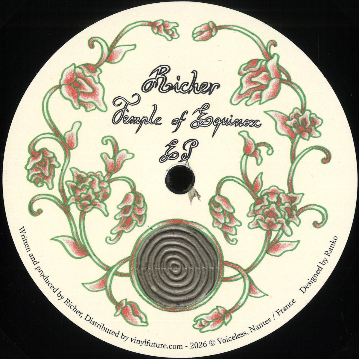 Richer — Temple Of Esquinox EP vinyl cover
