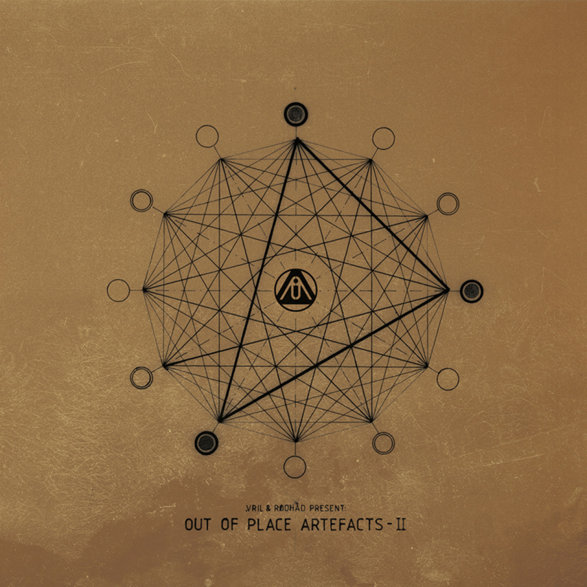 Vril, Rødhåd — Out Of Place Artefacts LP 2x12" vinyl cover