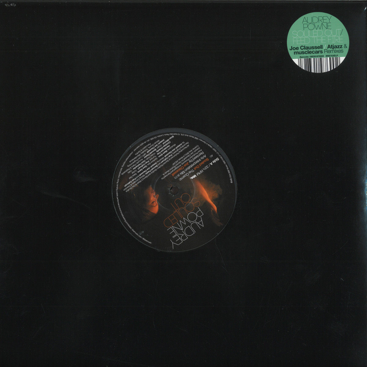 Audrey Powne — Souled Out / Feed The Fire vinyl cover