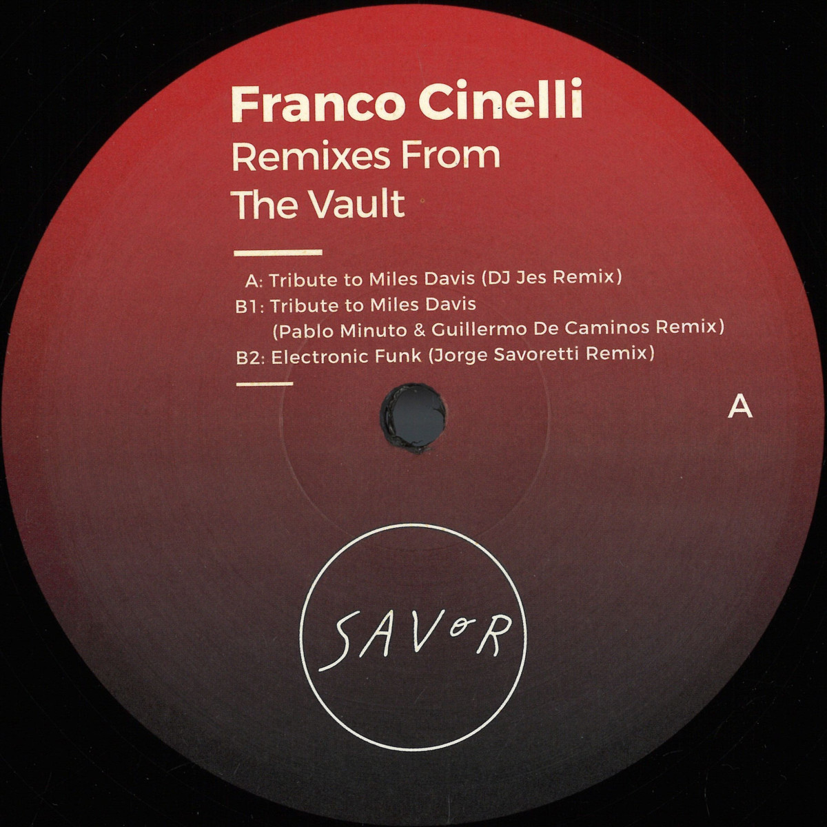 Franco Cinelli — Remixes From The Vault vinyl cover