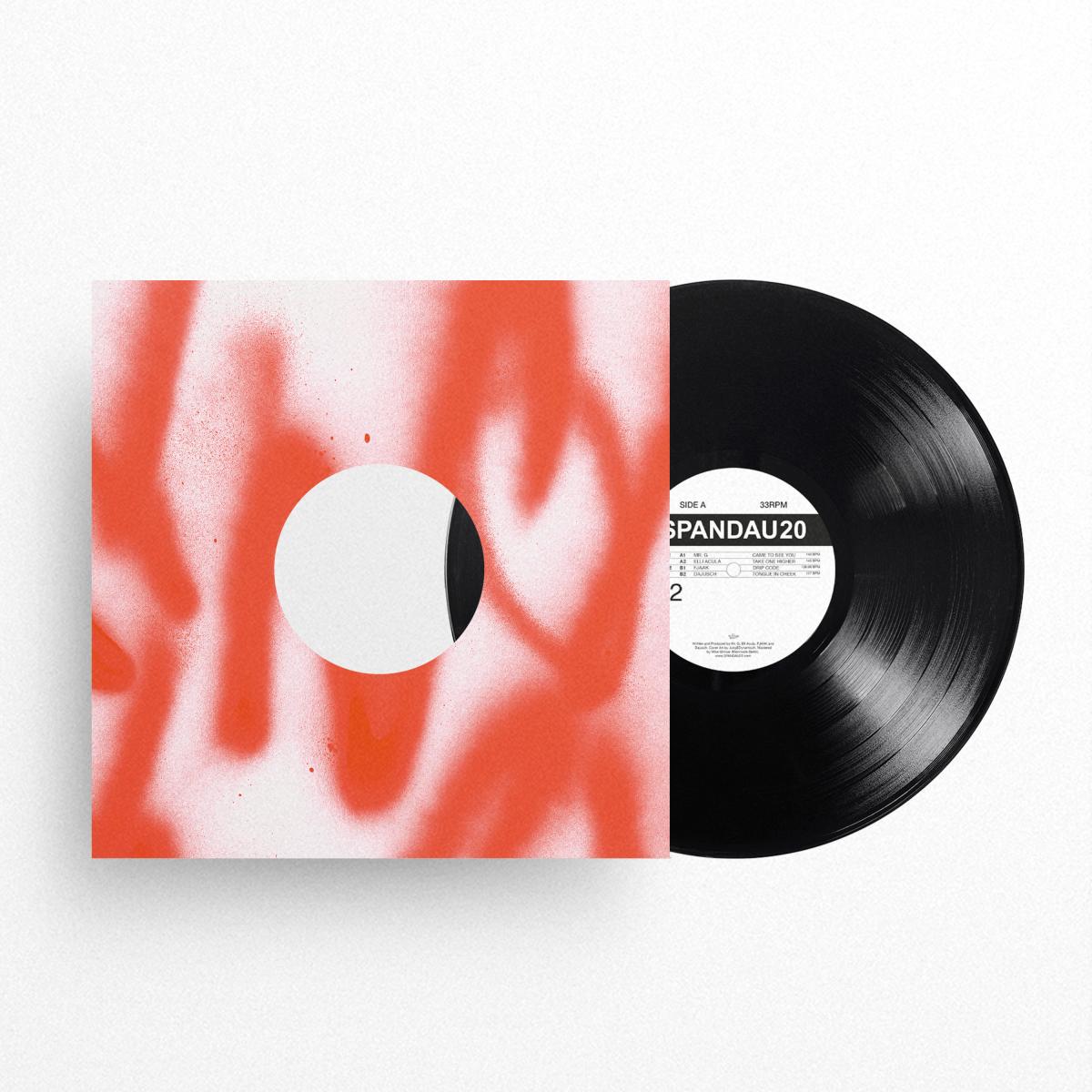 Mr. G, Elli Acula, Fjaak, Dajusch — SPANDAU20 012 vinyl cover