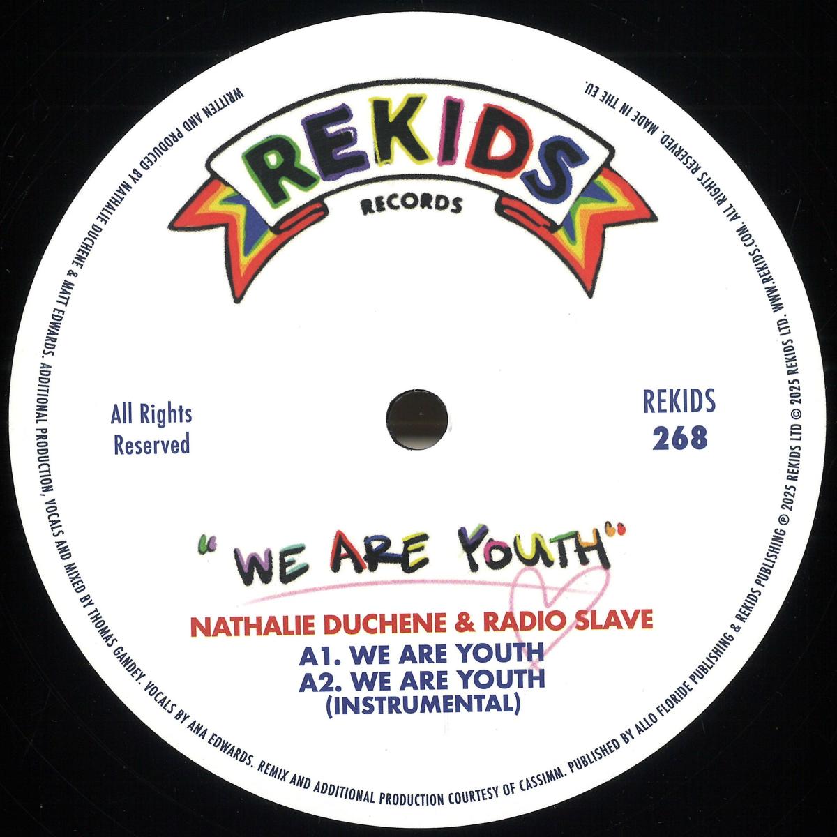 Nathalie Duchene, Radio Slave — We Are Youth vinyl cover
