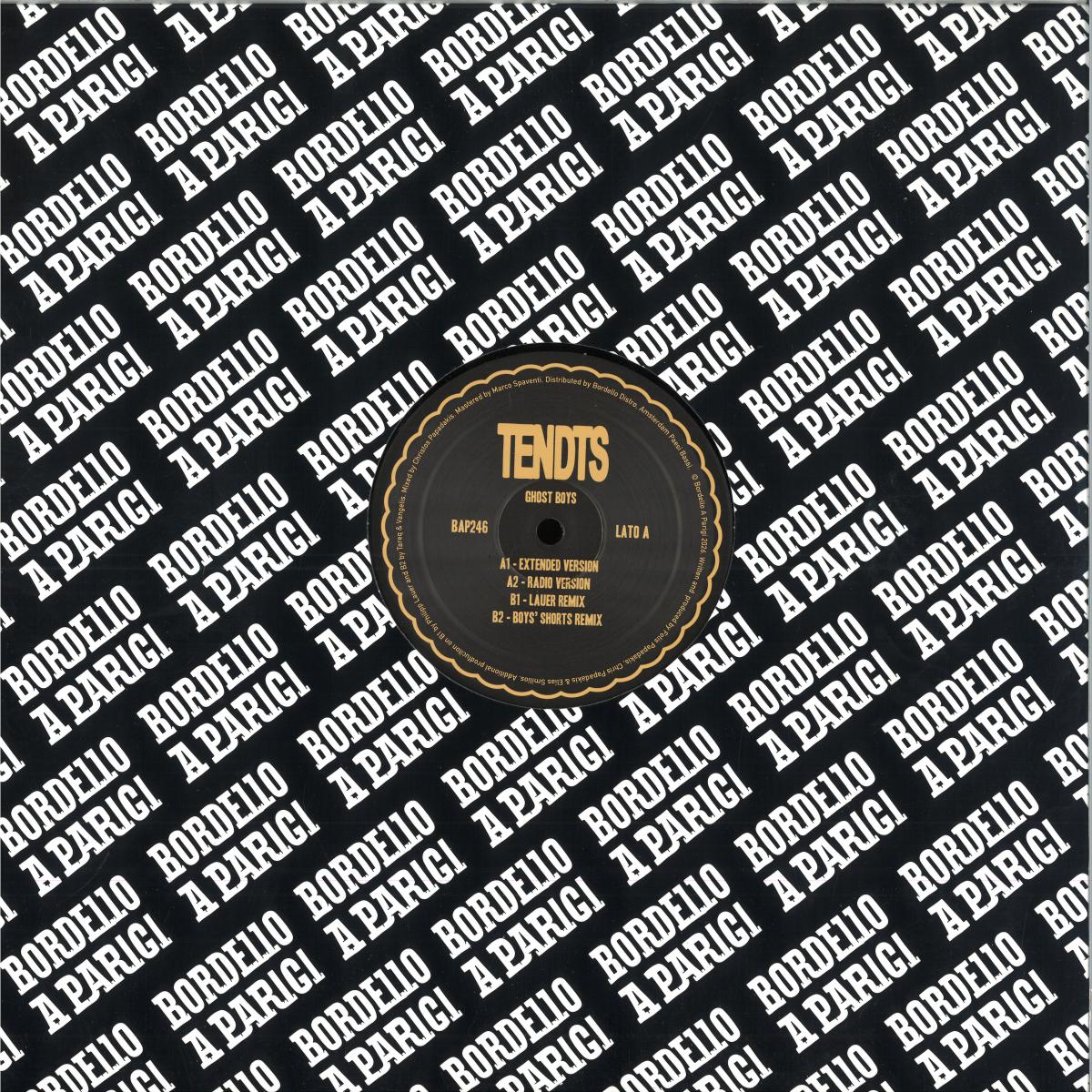 Tendts — GHOST BOYS EP vinyl cover