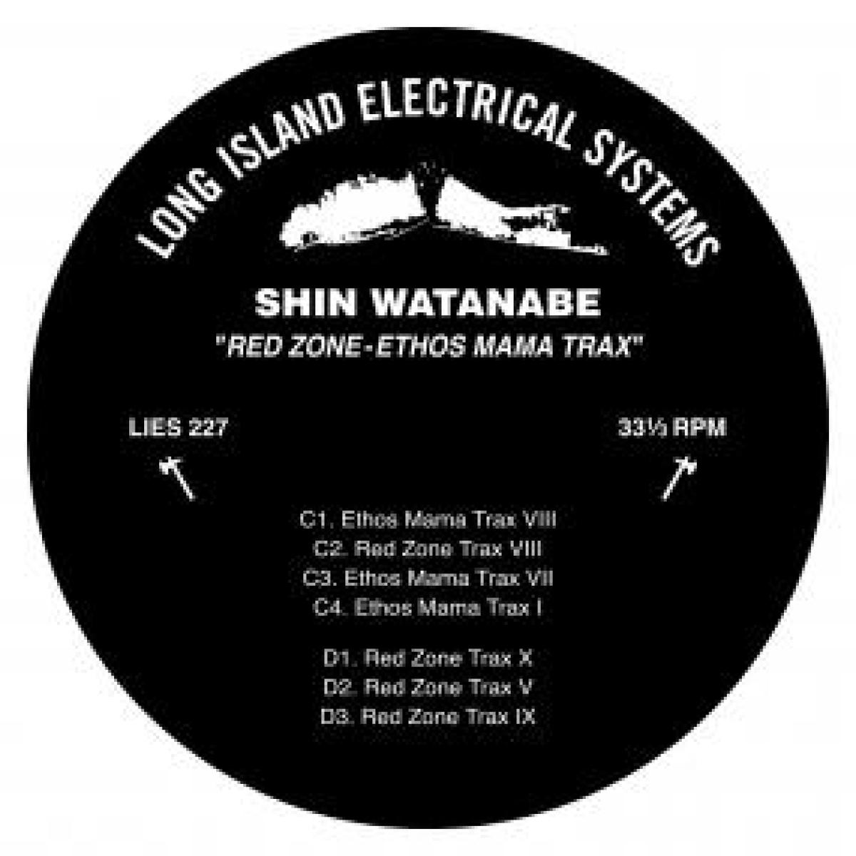 Shin Watanabe — RED ZONE-ETHOS MAMA TRAX LP 2x12" vinyl cover