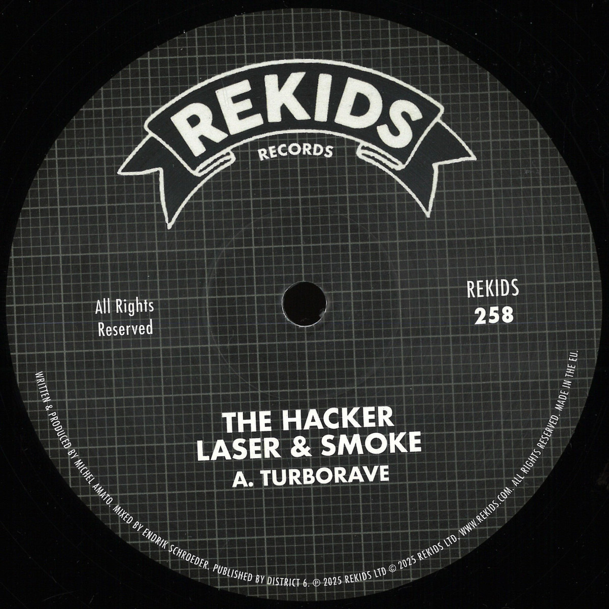 The Hacker — Laser & Smoke vinyl cover