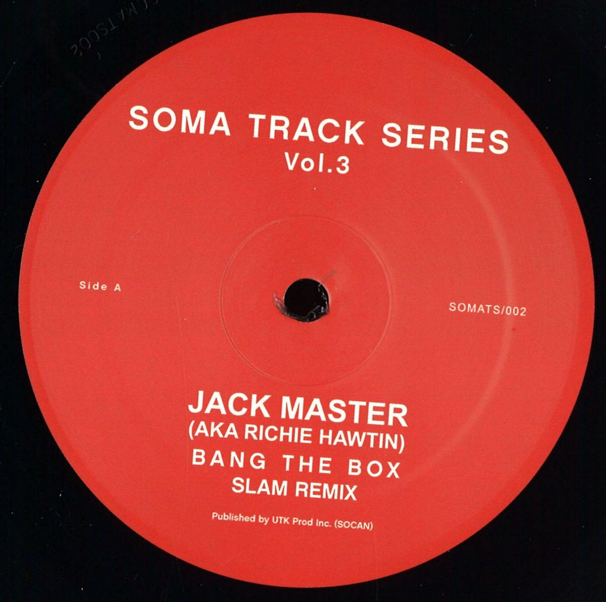 Jack Master, Slam — Soma Track Series Volumes 3 & 4 vinyl cover