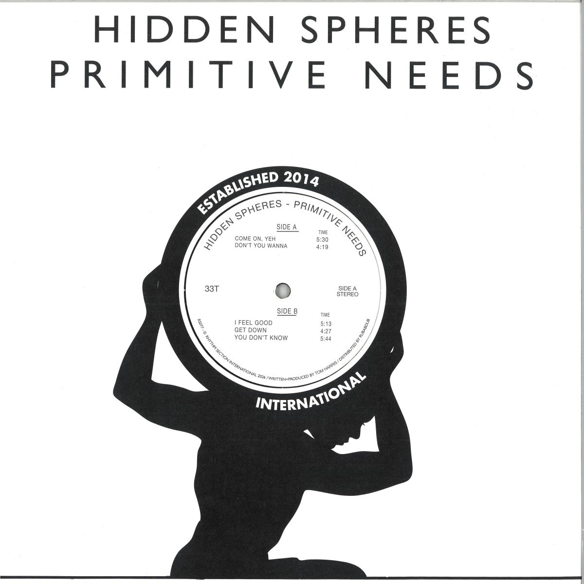Hidden Spheres — Primitive Needs LP vinyl cover